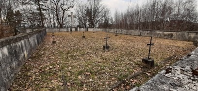 cmentarz wojskowy - widok ogólny